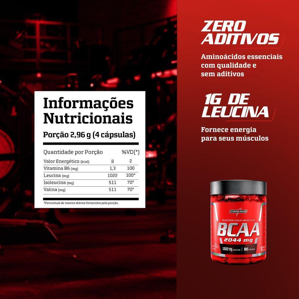 Vitamina Integralmedica Amino 2044 90g Sem Sabor - 3