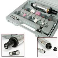 Jogo Completo Mini Retífica Pneumática Esmeril Trava Seguran - 3