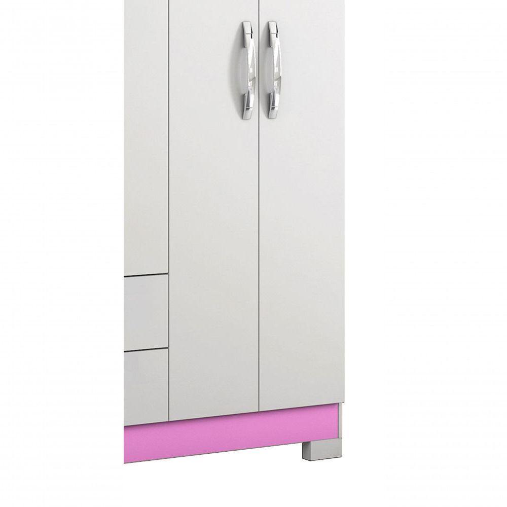 Guarda-roupa 6 Portas Nt 5130 Rosa - Notável - 4