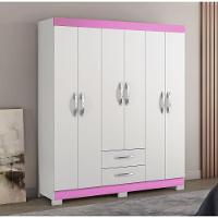 Guarda-roupa 6 Portas Nt 5130 Rosa - Notável - 2