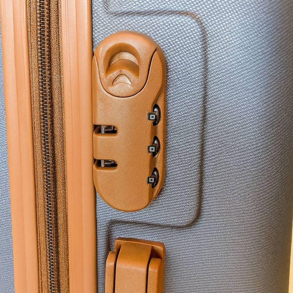 Mala De Viagem De Bordo P- 10kg Em Abs Com Rodinhas 360º Removíveis E Leve - Padrão Anac - Qualis Grafite Mb001 - 6