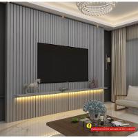 Painel Para Tv 2.3 Ripado Com Led Nobre Cinza - Gelius Móveis - 7