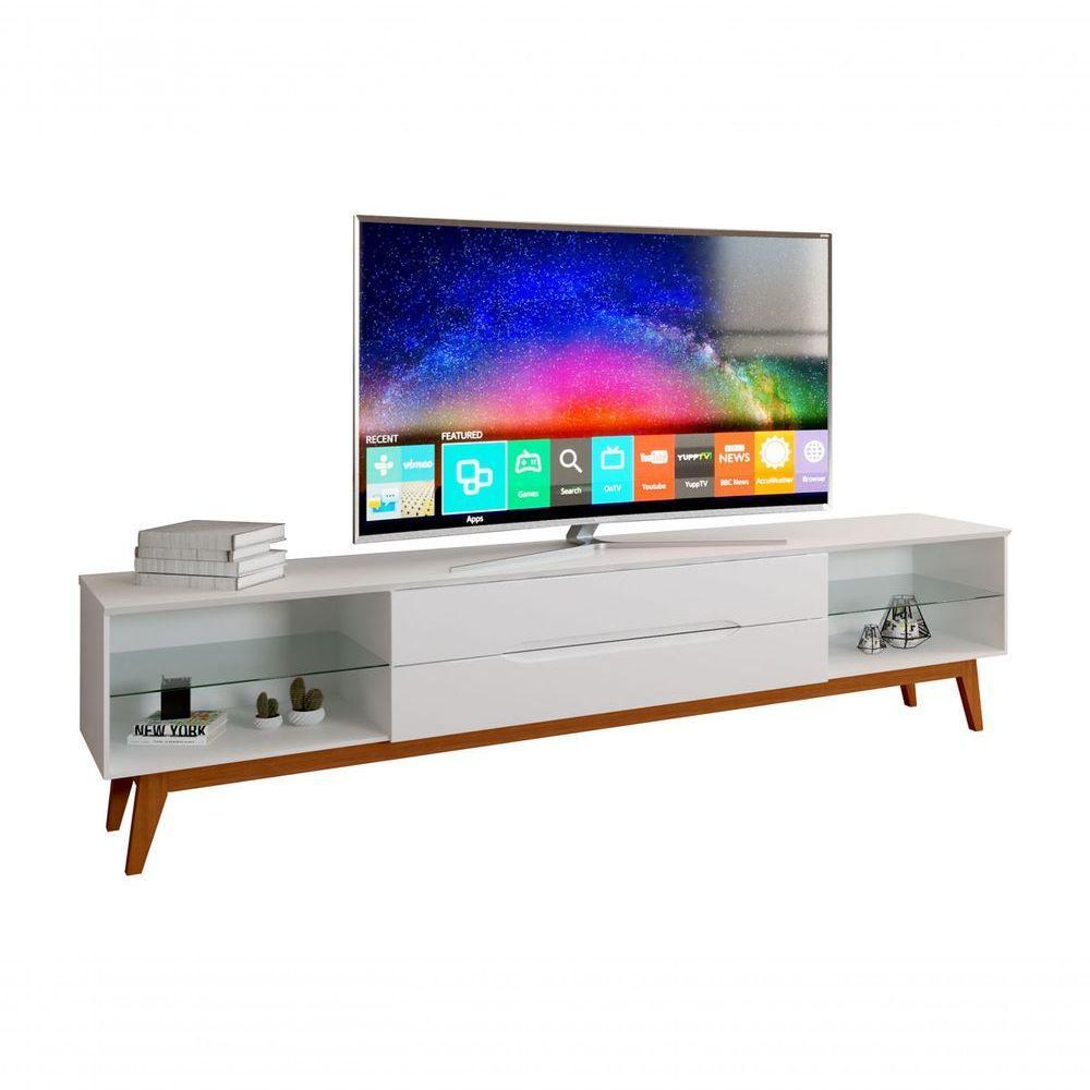 Rack Para Tv Limit 1.8 Branco - Moveisaqui - 1