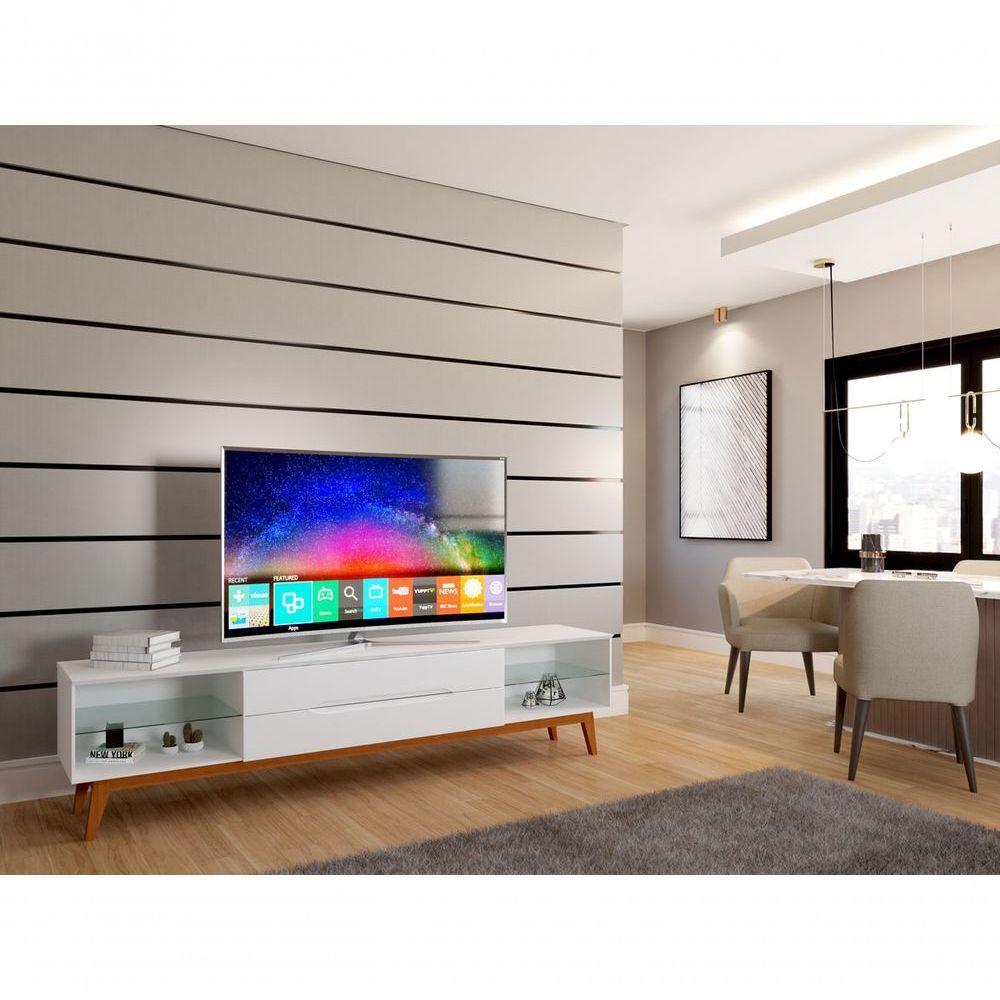 Rack Para Tv Limit 1.8 Branco - Moveisaqui - 2