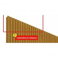 Rack Retrô Com Painel 1.85 Ripado Com Led Nobre Naturale Com Off White - Gelius Móveis - 5
