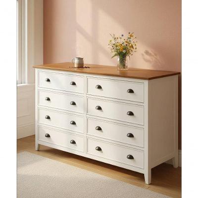 Cômoda Gramado 1,00 X 50 X 2,00 - Madeira Maciça - Móveis De Gramado - Castanho/branco