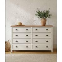 Cômoda Gramado 1,00 X 50 X 2,00 - Madeira Maciça - Móveis De Gramado - Castanho/branco - 2