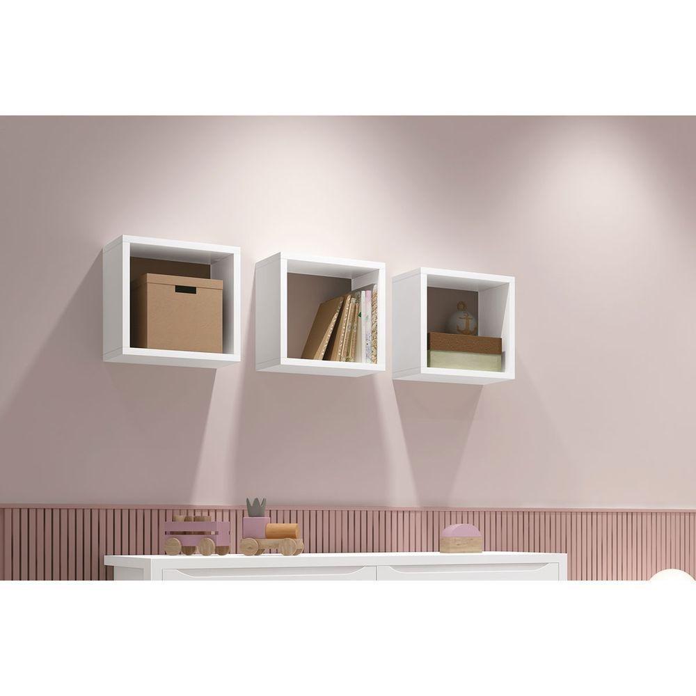 Nicho Aéreo Para Quarto Infantil Juju Branco Fosco - Reller - 2