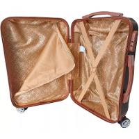 Mala De Viagem De Bordo P- 10kg Em Abs Com Rodinhas 360º Removíveis E Leve - Padrão Anac - Qualis Preto Mb001