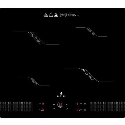Fogão Cooktop De Indução 4 Bocas Tronos IF7010B1 Mesa Vitrocêramica Painel Touch E Power Boost Preto 220V