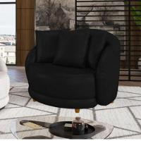 Poltrona Seraphina Pé Palito Em Madeira Tingida - élpis Móveis Preta - 1