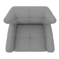 Poltrona Lorena Pés Em Madeira Tingida- élpis Móveis Bege - 6