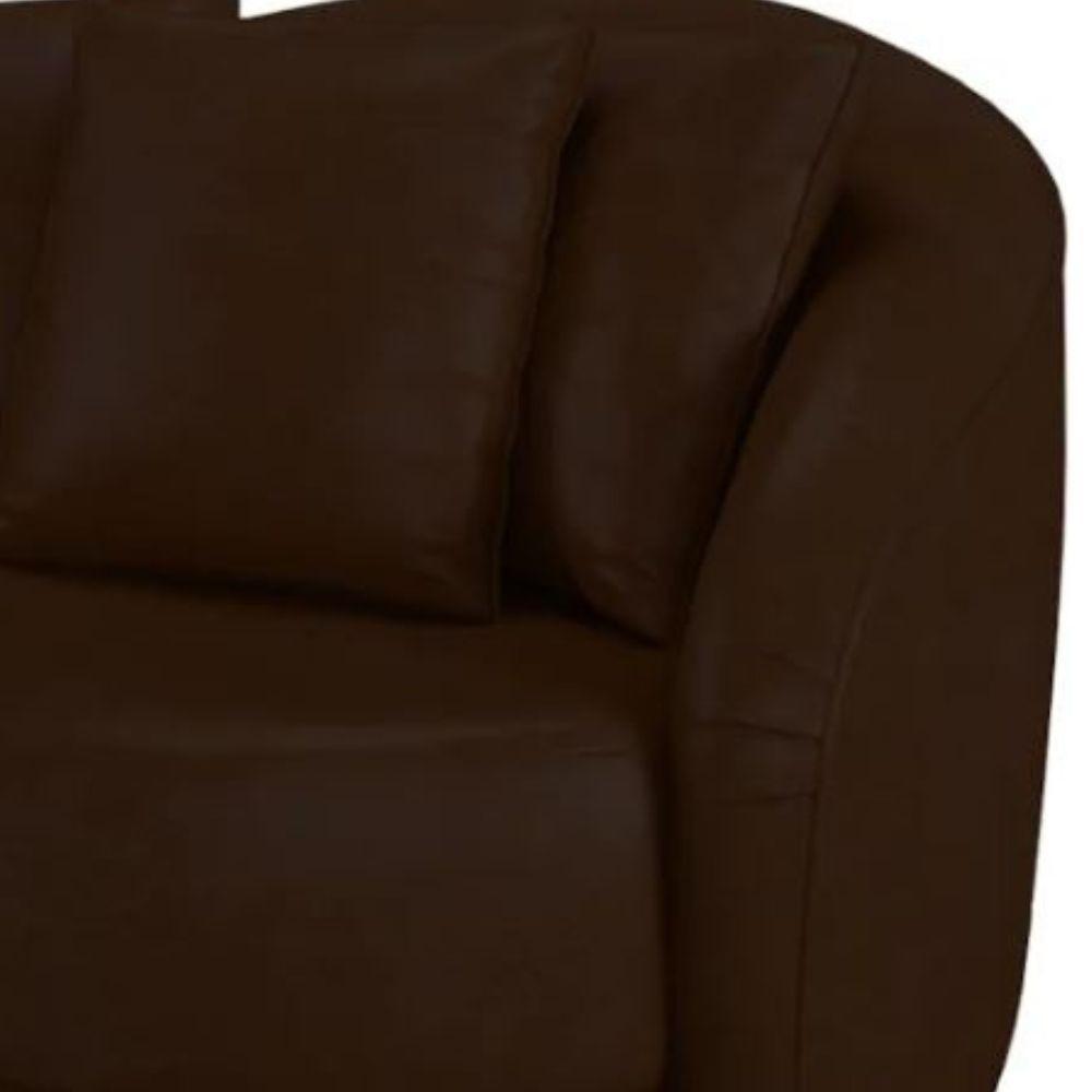 Poltrona Seraphina Pé Palito Em Madeira Tingida - élpis Móveis Marrom - 3