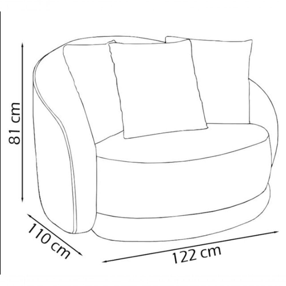 Poltrona Seraphina Pé Palito Em Madeira Tingida - élpis Móveis Marrom - 4