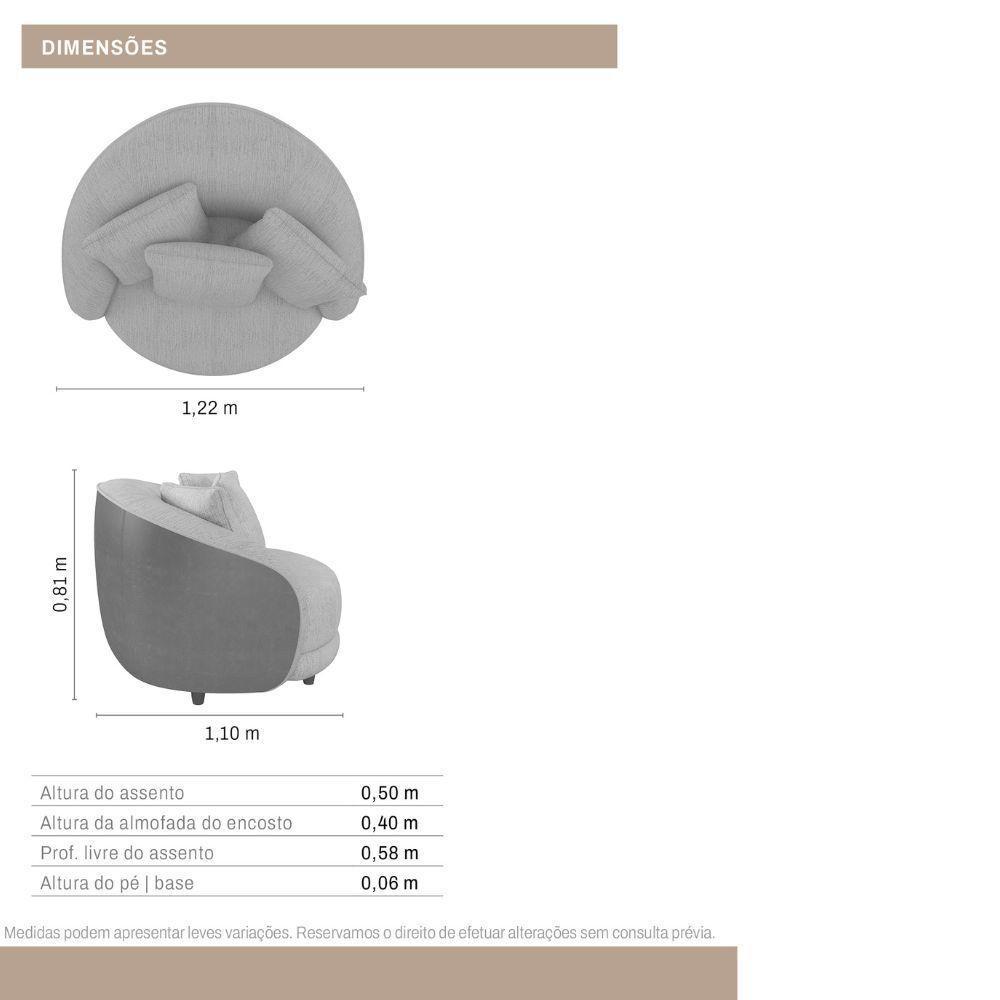 Poltrona Seraphina Pé Palito Em Madeira Tingida - élpis Móveis Marrom - 6