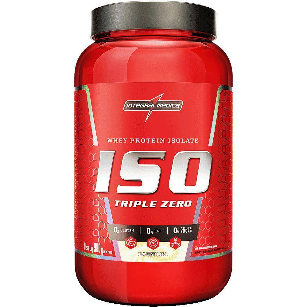 Whey Protein Integralmedica Iso Triple Zero 900g Pote Baunilha - 1