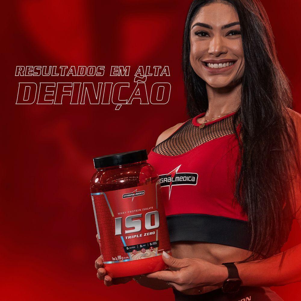 Whey Protein Integralmedica Iso Triple Zero 900g Pote Chocolate - 4