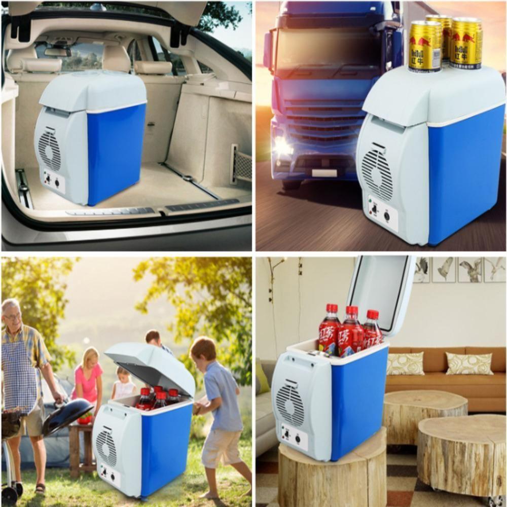 Mini Refrigerador Portatil 7,5 Litros 2 Em 1 Aquecedor Carro Barco Viagem 12v - 4