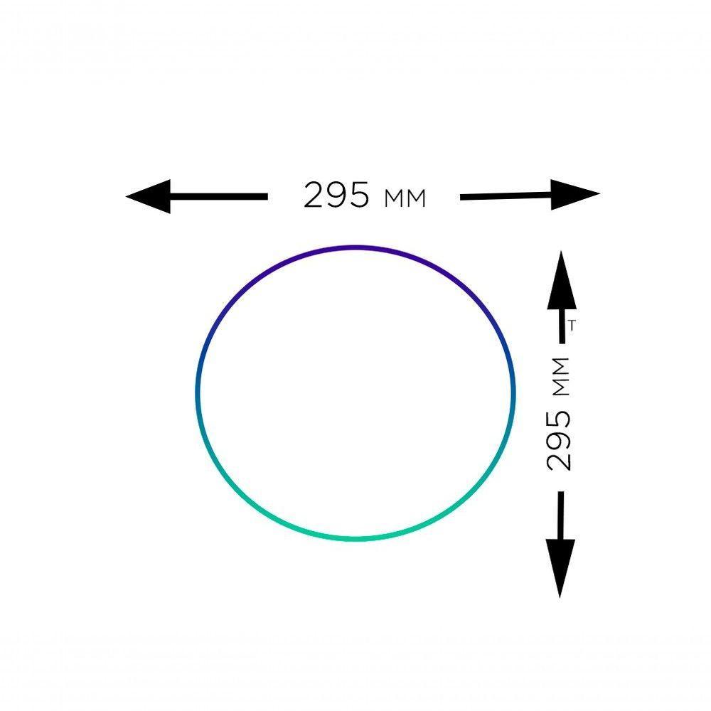 Plafon Led Sobrepor Redondo 24w 3000k Branco Quente Bivolt - 4
