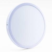 Plafon Led Sobrepor Redondo 24w 3000k Branco Quente Bivolt - 1