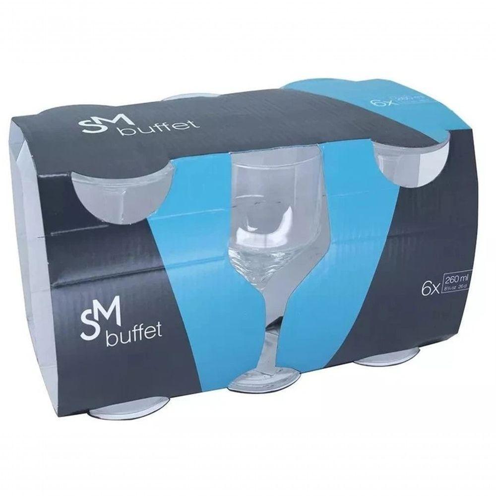 Jogo De Taças Para Vinho Buffet Sm 260ml Nadir - 24 Unidade - 2