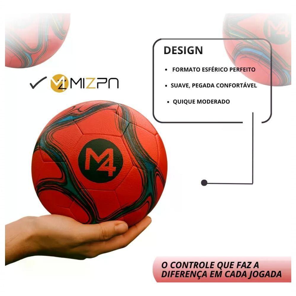Bola Futebol Campo Pequena Tamanho 05 Oficial - Vermelha - 3