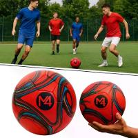 Bola Futebol Campo Pequena Tamanho 05 Oficial - Vermelha