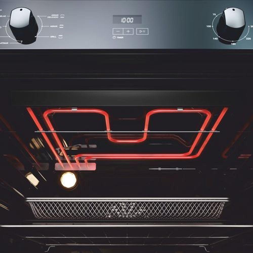 Forno Brastemp De Embutir 84l Elétrico Com Função Air Fryer Inox 220v Bof84arbna - 5