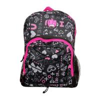 Mochila Escolar Infantil Sbdv-2033 Estampada Preto - Fuseco - 2