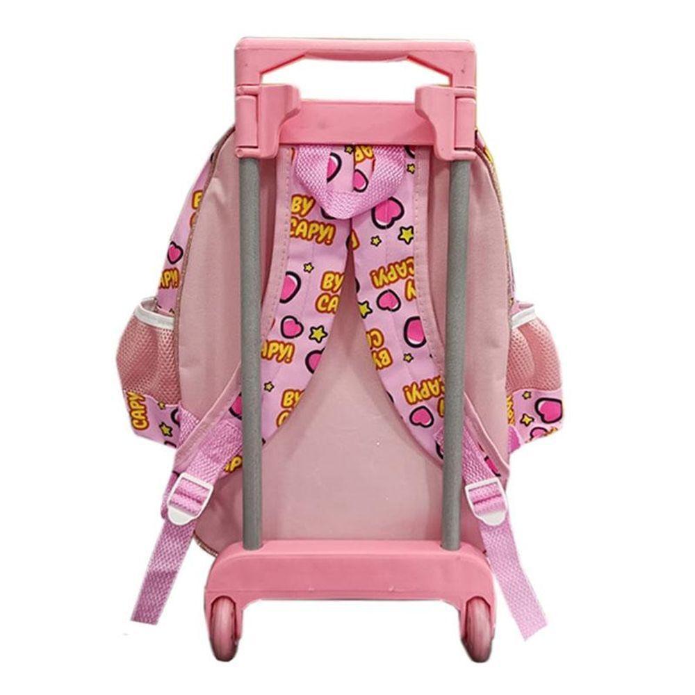 Mochila Escolar Infantil Com Rodinhas Capivara - Gv Bolsas - 2