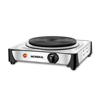 Fogão Elétrico Portátil Mondial Fast Cook FE-04 1000W em Aço Inoxidável Inox 220V