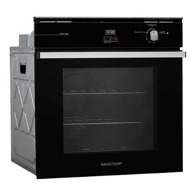 Forno À Gás Brastemp 78 Litros Touch Embutir Preto 220V