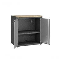 Balcão Multiúso Sem Tampo Titanium Itatiaia - 2 Portas - Preto C- Cinza - 3