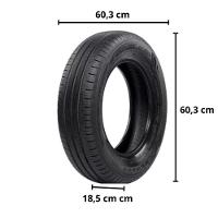 Kit 4 Pneus Dunlop 185/60r15 Enasave Ec300+ Preto - 5