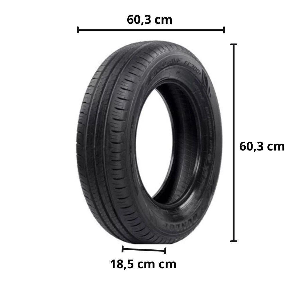 Kit 2 Pneus Dunlop Enasave Ec300+ 185/60r15 - 2