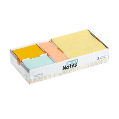 Bloco Adesivo Smart Notes Com 4 Blocos De 80 Folhas Brw Box Enjoy