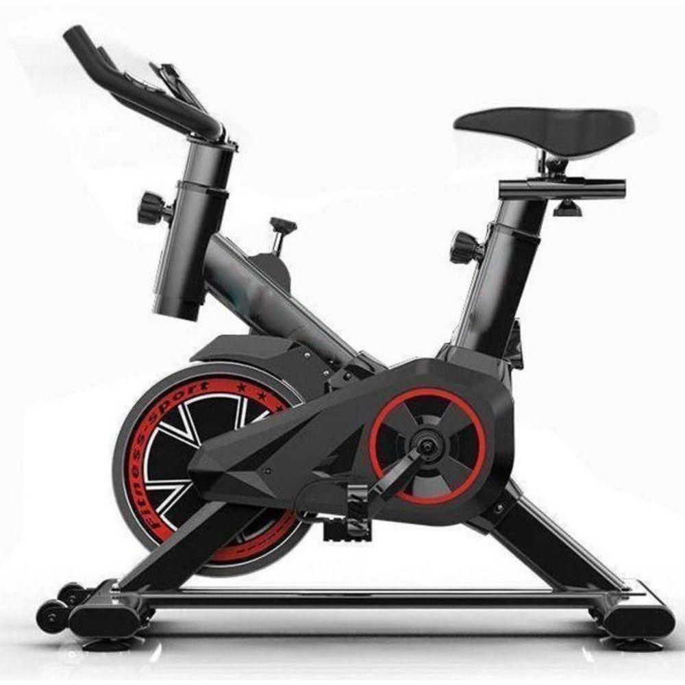 Bicicleta Ergométrica Fitness Para Cardio E Musculação Com Base 8 Kg Inercia - 1