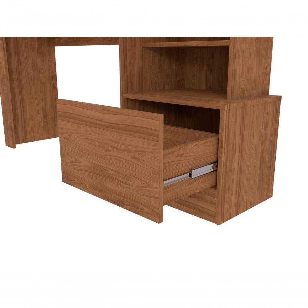 Escrivaninha Mesa Office Lion Escritorio - Bebeshop Cinamomo Mel - 5