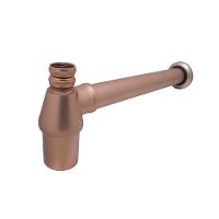 Sifão Pia Lavatório Banheiro Regulável Cobre Copo Metal Luxo - 1