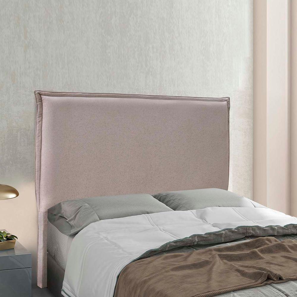 Cabeceira Estofada Nápoles 140cm Casal Linho Cor Creme - 2