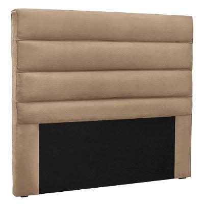 Cabeceira Estofada Nubia 140cm Casal Suede - Doce Sonho Móveis Cor Azulmarinho-1103