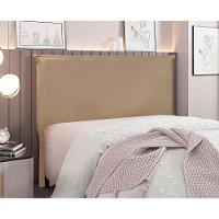 Cabeceira Estofada Nápoles 140cm Casal Suede Cor Marrom - 2