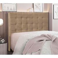 Cabeceira Estofada Polônia 90cm Solteiro Suede - Adj Decor Cor Caramelo-1101 - 2