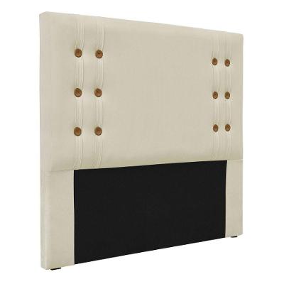 Cabeceira Estofada Santorini 140cm Casal Veludo - Adj Decor Cor Azulmarinho-2233