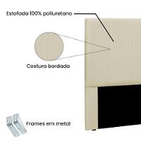 Cabeceira King Australia 195cm Veludo - Adj Decor Cor Rosa - 3