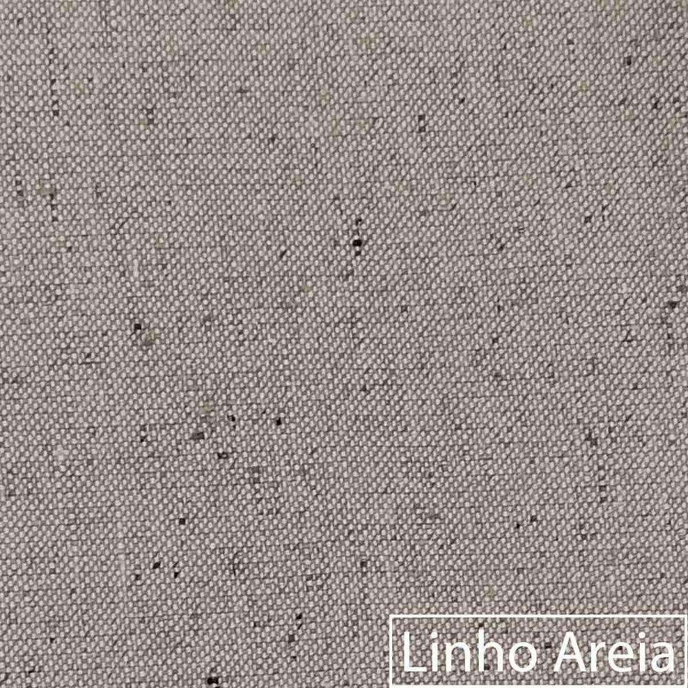 Cabeceira Estofada Polônia 140cm Casal Linho - Adj Decor Cor Grigio-2012 - 5