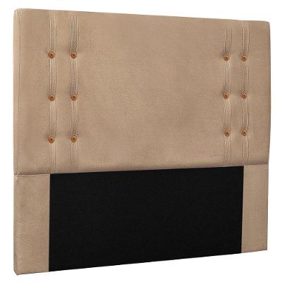 Cabeceira Estofada Santorini 160cm Queen Size Suede - Adj Decor Cor Bege-1100