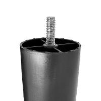 Pé Para Cama Box Com Rosca Kit Com 14 12cm R-115 Preto A12 - D'rossi - 6