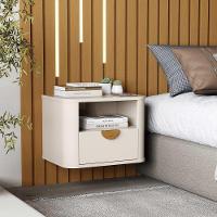 Mesa Cabeceira Suspensa Buriti Off White - Moveis Jb - 2