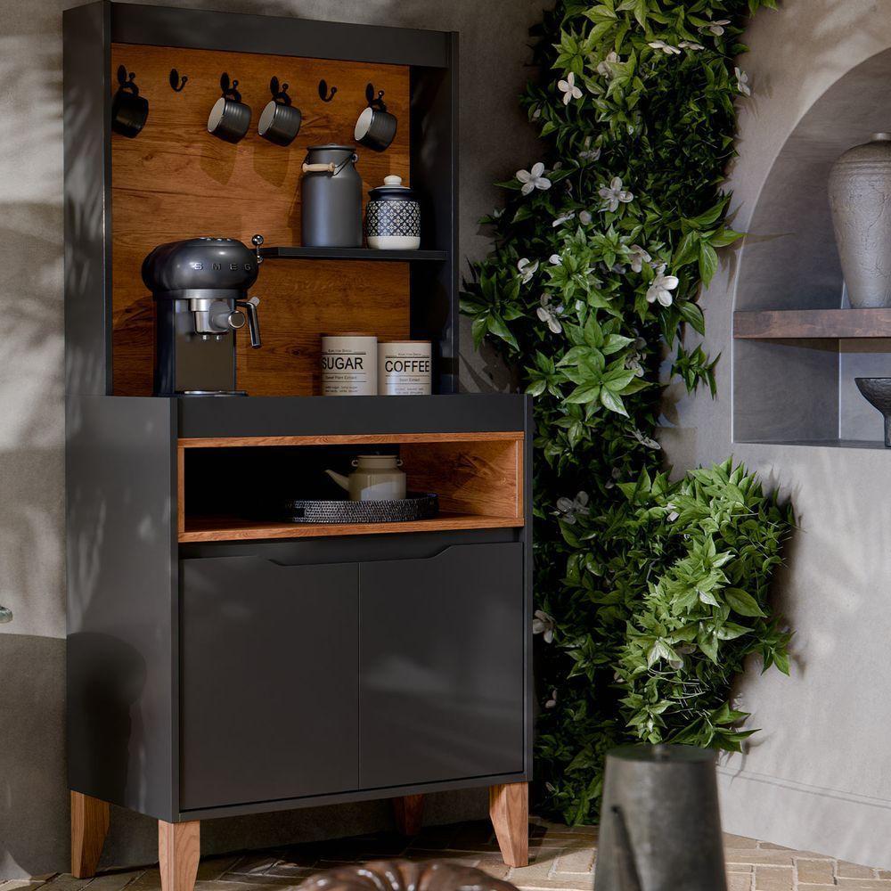 Cantinho Do Café Flow Preto Com Freijo - 2